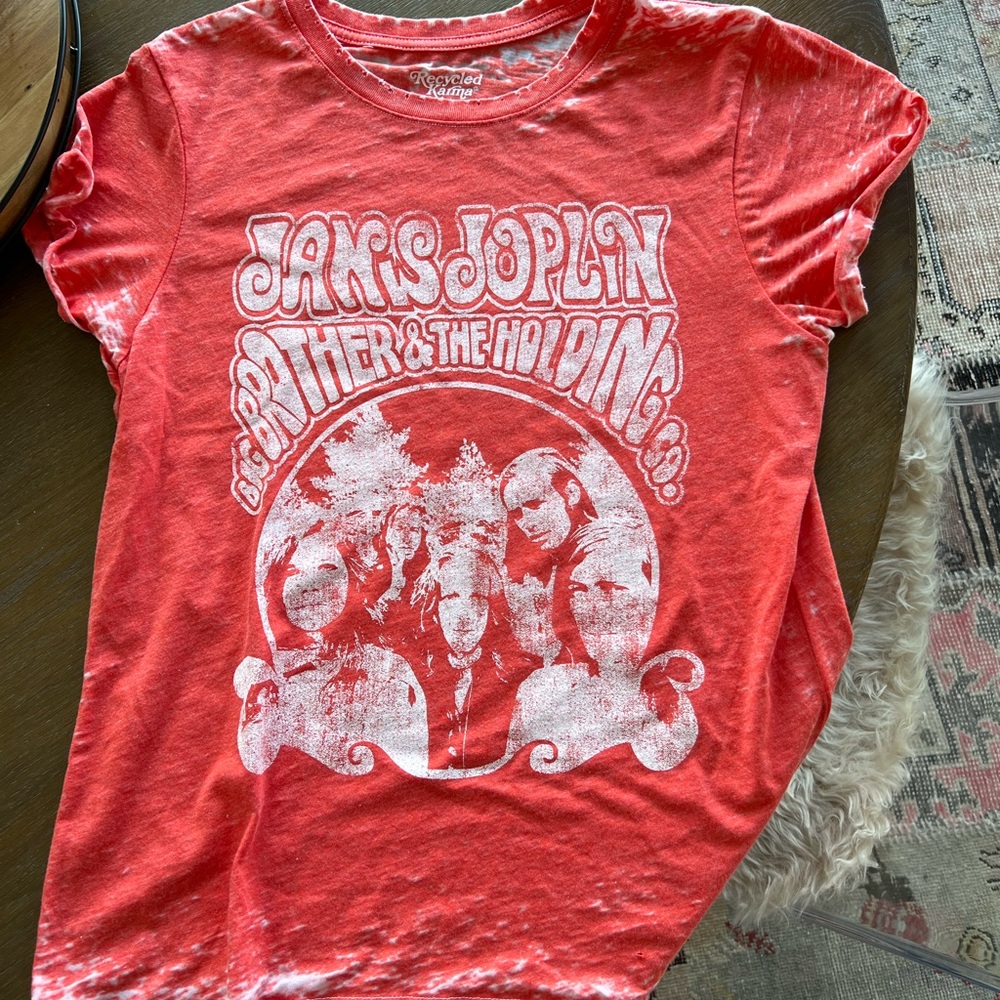 Recycled Karma Janis Joplin Tshirt NWOT